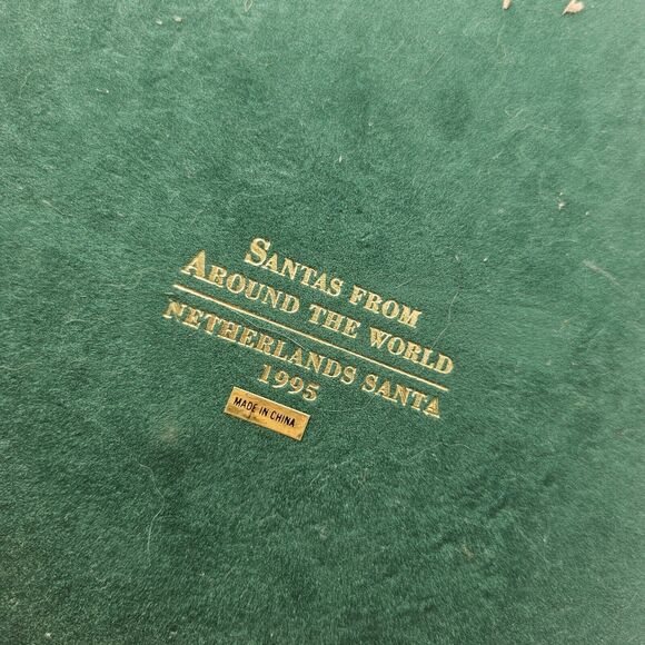 Vintage SANTAS FROM AROUND THE WORLD NETHERLANDS SANTA 1995 Fabriqué Style - Picture 9 of 9